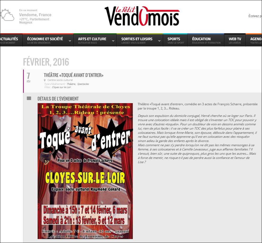 toqué cloyes sur le loir