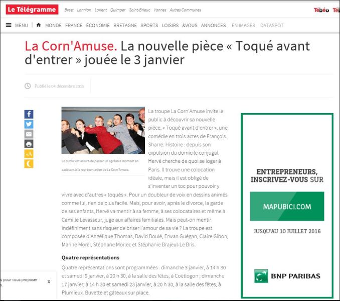 toqué la corn'amuse