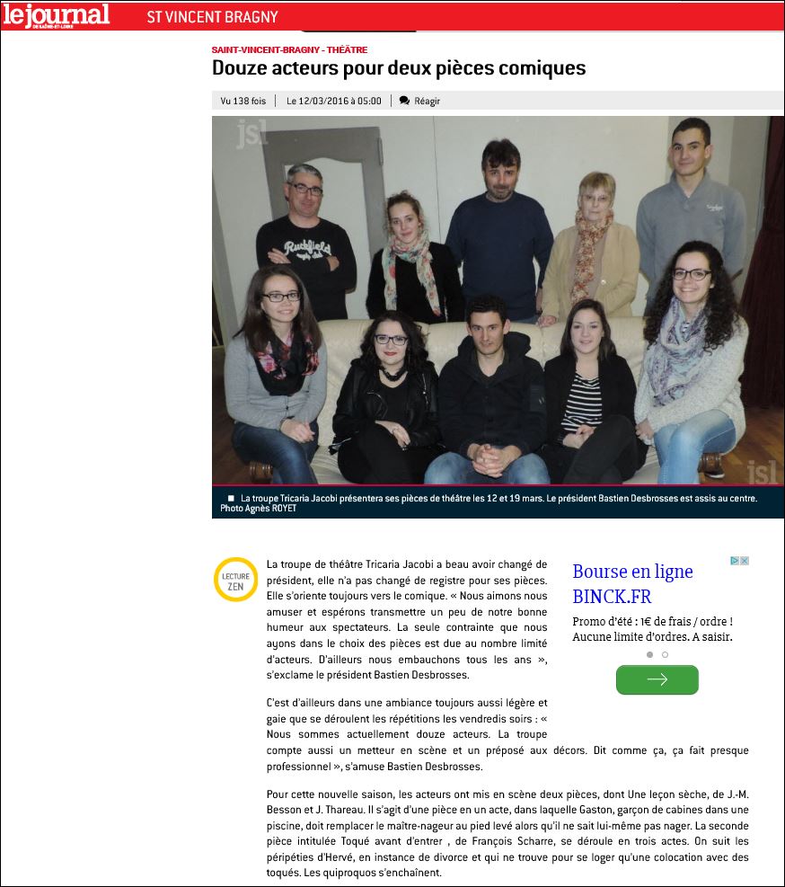 toqué tricaria jacobi